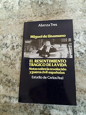 Imagen del vendedor de EL RESENTIMIENTO TRAGICO DE LA VIDA. Notas sobre la revolucin y guerra civil espaolas a la venta por Itziar Arranz Libros & Dribaslibros