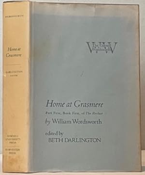 Bild des Verkufers fr HOME AT GRASMERE. Part First, Book First, of The Recluse. zum Verkauf von Alex Alec-Smith ABA ILAB PBFA