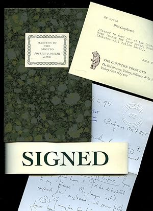 Immagine del venditore per Masters of the Grotto | Joseph & Josiah Lane [Signed] + Signed Letter venduto da Little Stour Books PBFA Member