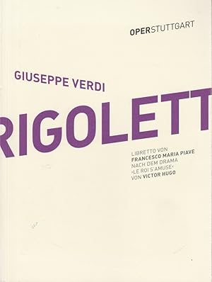 Bild des Verkufers fr Programmheft Giuseppe Verdi RIGOLETTO Premiere 28. Juni 2015 Spielzeit 2014 / 2015 zum Verkauf von Programmhefte24 Schauspiel und Musiktheater der letzten 150 Jahre
