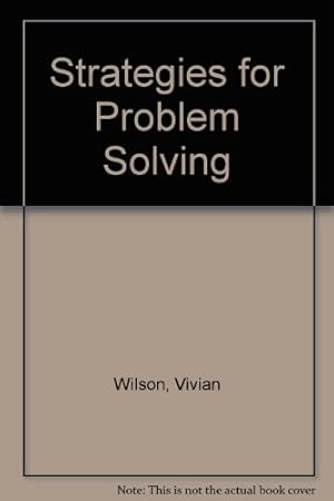 Image du vendeur pour Strategies for Problem Solving mis en vente par Redux Books