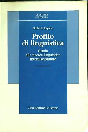 Bild des Verkufers fr Profilo di linguistica zum Verkauf von Librodifaccia