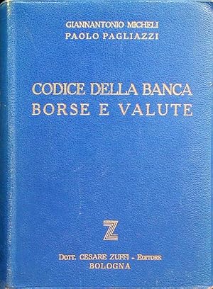 Seller image for Codice della banca, borse e valute. for sale by Studio Bibliografico Adige