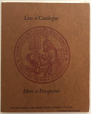 Less a Catalogue, More a Prospectus