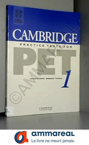 Immagine del venditore per Cambridge Practice Tests for PET 1 Student's book venduto da Ammareal