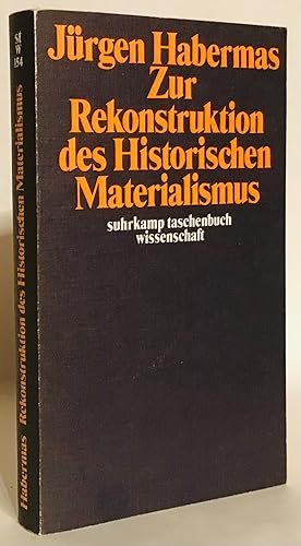 Imagen del vendedor de Zur Rekonstruktion des Historischen Materialismus. a la venta por Thomas Dorn, ABAA