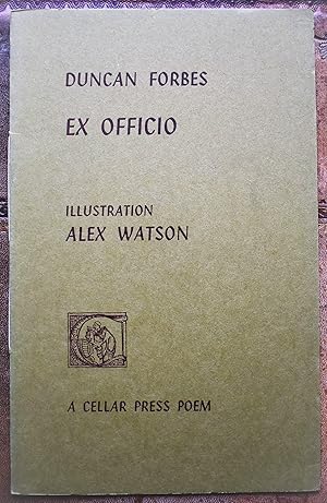 Seller image for EX OFFICIO [Cellar Press Poem Nine] for sale by Dodman Books