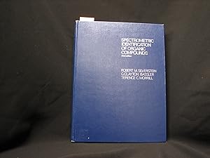 Seller image for Spectrometric Identification of Organic Compounds for sale by George Strange's Bookmart
