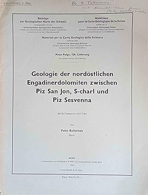 Geologie des nordöstlichen Engadinerdolomiten zwischen Piz San Jon, S-charl und Piz Sesvenna. Die...