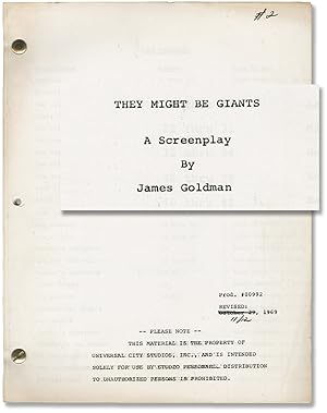 Seller image for They Might Be Giants (Original screenplay for the 1971 film) for sale by Royal Books, Inc., ABAA