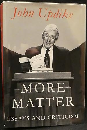 Immagine del venditore per More Matter, Essays and Criticism venduto da R & G Bliss Books