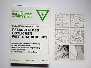 Pflanzen des östlichen Wetteraukreises. Beiträge zur Naturkunde der Wetterau, 5. Jahrgang Heft 1 ...