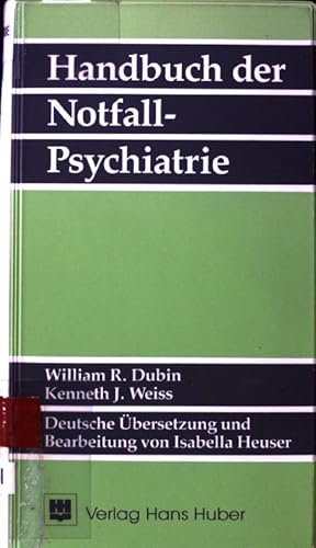 Bild des Verkufers fr Handbuch der Notfall-Psychiatrie. zum Verkauf von books4less (Versandantiquariat Petra Gros GmbH & Co. KG)