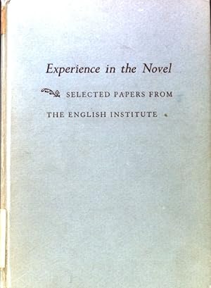 Imagen del vendedor de Experience in the Novel; Selected Papers; a la venta por books4less (Versandantiquariat Petra Gros GmbH & Co. KG)