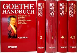 Goethe Handbuch. Band 1: Gedichte. Band 2: Dramen. Band 3: Prosaschriften. Band 4 /1: Personen Sa...