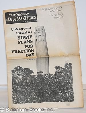 Immagine del venditore per San Francisco Express Times, vol. 1, #36, Sept. 25, 1968: Yippie Plans for Erection Day venduto da Bolerium Books Inc.