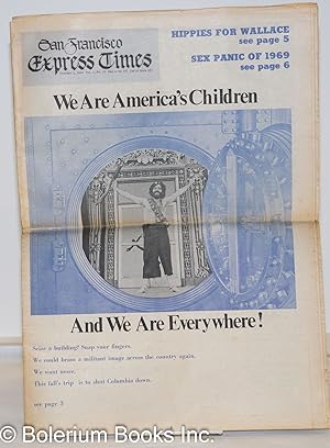Imagen del vendedor de San Francisco Express Times, vol. 1, #37, October 2, 1968: We Are America's Children and We Are Everywhere! a la venta por Bolerium Books Inc.