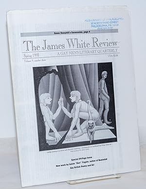 Seller image for The James White Review: a gay men's literary quarterly; vol. 9, #3, Spring 1992; New work by James "Barr" Fugate for sale by Bolerium Books Inc.