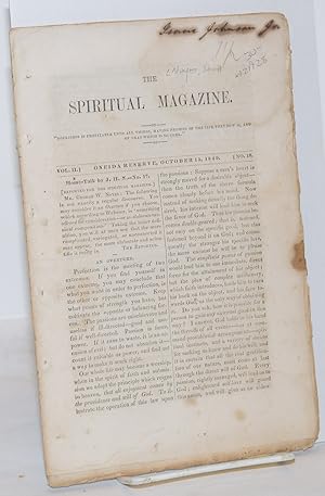 The spiritual magazine, vol. 2, no. 18, October 15, 1849