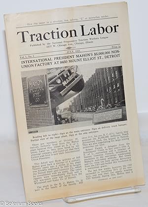 Traction labor, vol. 1, no. 5 July, 1937