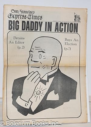 Imagen del vendedor de San Francisco Express Times, vol. 1, #35, Sept. 18, 1968: Big Daddy in Action a la venta por Bolerium Books Inc.