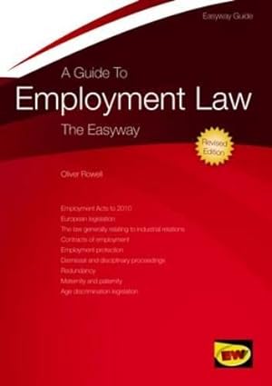 Image du vendeur pour Easyway Guide to Employment Law, The (Easyway Guides) mis en vente par WeBuyBooks