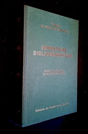 Image du vendeur pour L'Argus du livre de collection. Rpertoire bibliographique. Ventes publiques juillet 1990 - juillet 1991 mis en vente par Abraxas-libris