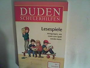 Bild des Verkufers fr Duden Schlerhilfen, Lesespiele, ab 3. Schuljahr, zum Verkauf von ANTIQUARIAT FRDEBUCH Inh.Michael Simon