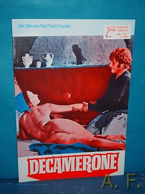 Neuer Film-Kurier Nr. 54. - Decamerone (Darsteller: Franco Citti, Ninetto Davoli, .) Oktober-Folge.