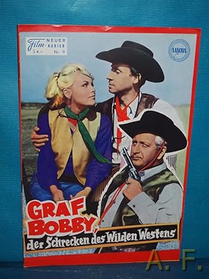 Bild des Verkufers fr Neuer Film-Kurier Nr. 9. - Graf Bobby, der Schrecken des Wilden Westens (Darsteller: Peter Alexander, Gunther Philipp, Olgo Schoberova, .) zum Verkauf von Antiquarische Fundgrube e.U.