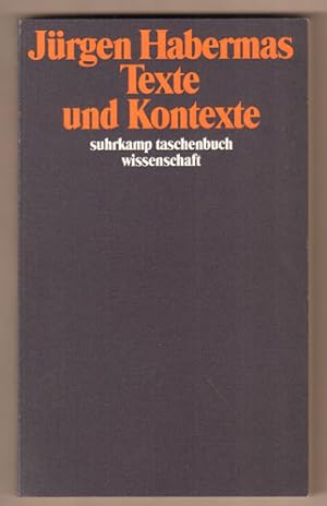Seller image for Texte und Kontexte. for sale by Antiquariat Neue Kritik