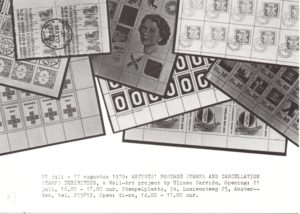 ArtistsPostage Stamps and Cancellation Stamps Exhibition. A Mail-Art project by Ulises Carrión.