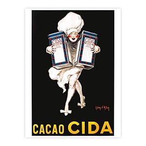 Stampa pubblicitaria Cacao Cida, 1922