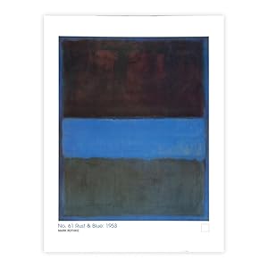 Mark Rothko - No. 61 - Rust e Blue: 1953