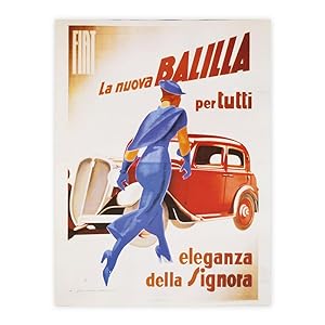 Fiat - La nuova balilla per tutti - eleganza della signora