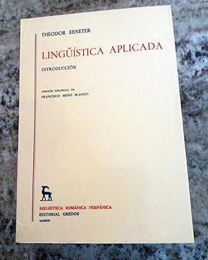 Imagen del vendedor de LINGISTICA APLICADA a la venta por Itziar Arranz Libros & Dribaslibros