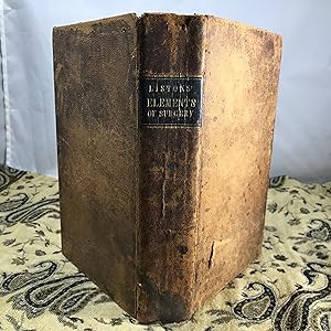 Seller image for Elements of Surgery for sale by ROBIN RARE BOOKS at the Midtown Scholar