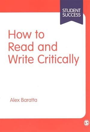 Seller image for How to Read and Write Critically for sale by GreatBookPricesUK
