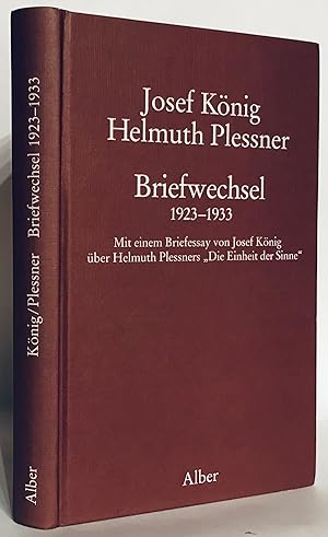 Immagine del venditore per Briefwechsel. 1923-1933. Mit einem Briefessay von Josef K�nig �ber Helmuth Plessners "Die Einheit ver Sinne". venduto da Thomas Dorn, ABAA