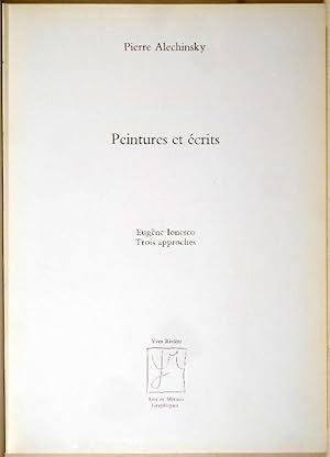 Peintures et écrits. Eugène Ionesco. Trois approches.