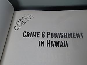 Seller image for Crime & Punishment in Hawaii: A Grant Kingsley Novel for sale by Eastburn Books