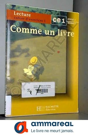 Image du vendeur pour Comme un livre : cahier d'exercices n 1 CE1 mis en vente par Ammareal