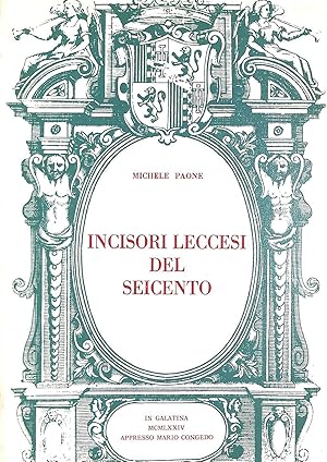 Imagen del vendedor de Incisori leccesi del Seicento a la venta por M Godding Books Ltd