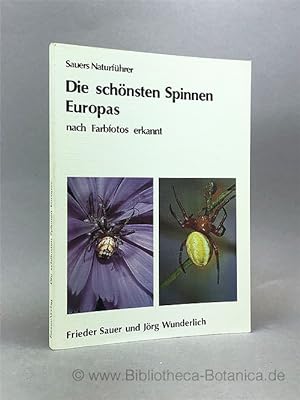 Bild des Verkufers fr Die schnsten Spinnen Europas. zum Verkauf von Bibliotheca Botanica