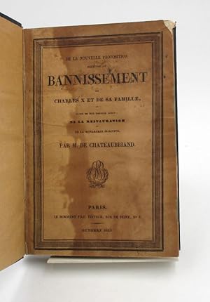 De la nouvelle relative au bannissement de Charles X et de sa famille ou suite de mon dernier écr...