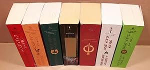 Seller image for Outlander series: vol one - Outlander (Cross Stitch); vol two - Dragonfly in Amber; vol three - Voyager; vol four - Drums of Autumn; vol five - The Fiery Cross; vol six - A Breath of Snow and Ashes; vol 7 - An Echo in the Bone; 7 books "Outlander" for sale by Nessa Books