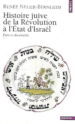 Seller image for Histoire juive de la R  volution   l'Etat d'Isra «l: faits et documents for sale by Messinissa libri