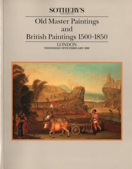 Old Master Paintings and British Paintings 1500-1850. 28th February, 1990. Lots 1-328.
