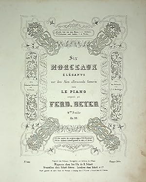 Immagine del venditore per Six Morceaux lgants pour le Piano, Op. 99, No. 1: Du bist wie eine Blume von A. Kcken. venduto da Musikantiquariat Bernd Katzbichler