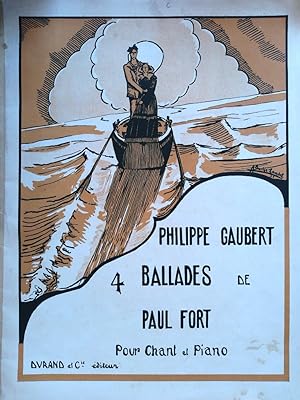 Quatre Ballades Françaises de Paul Fort. Pour voix graves et piano.